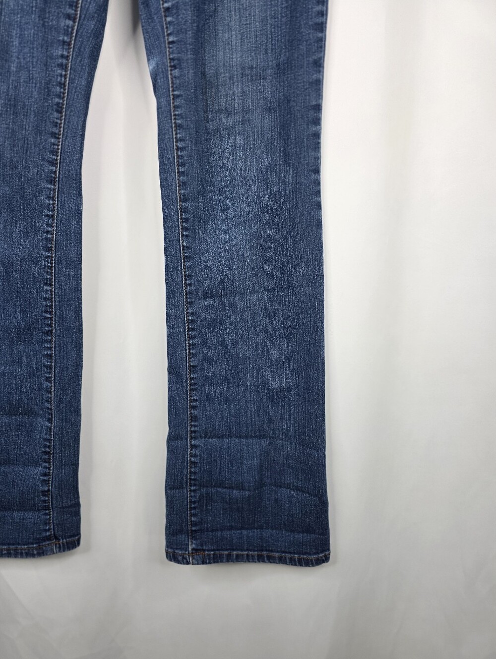 Rocawear Y2K Junior's Size 11 Bootcut Blue Denim Jeans R Logo Pockets Stretch - Picture 7 of 16